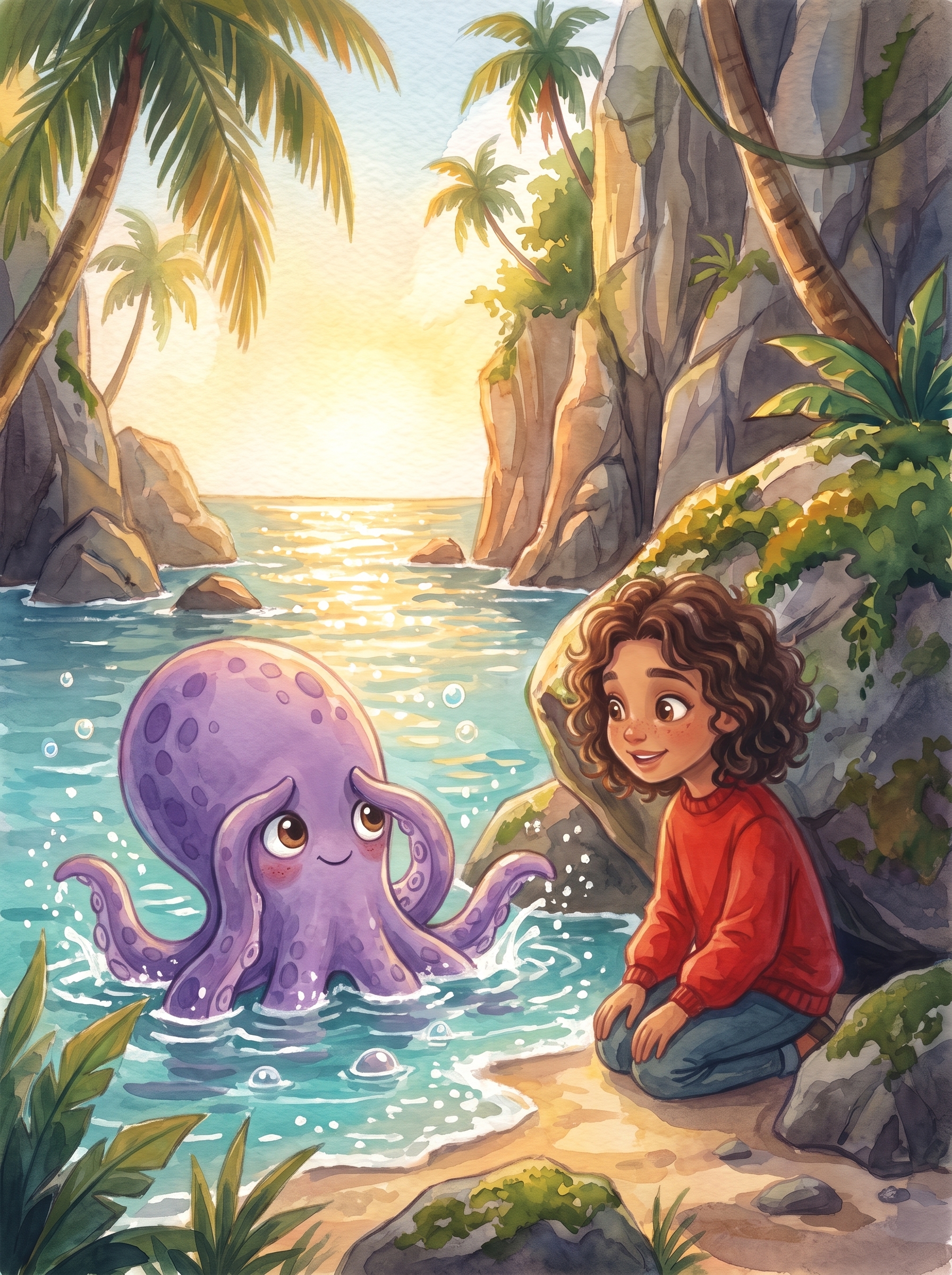 Extrait de "Lina et le secret de l'île aux pirates"