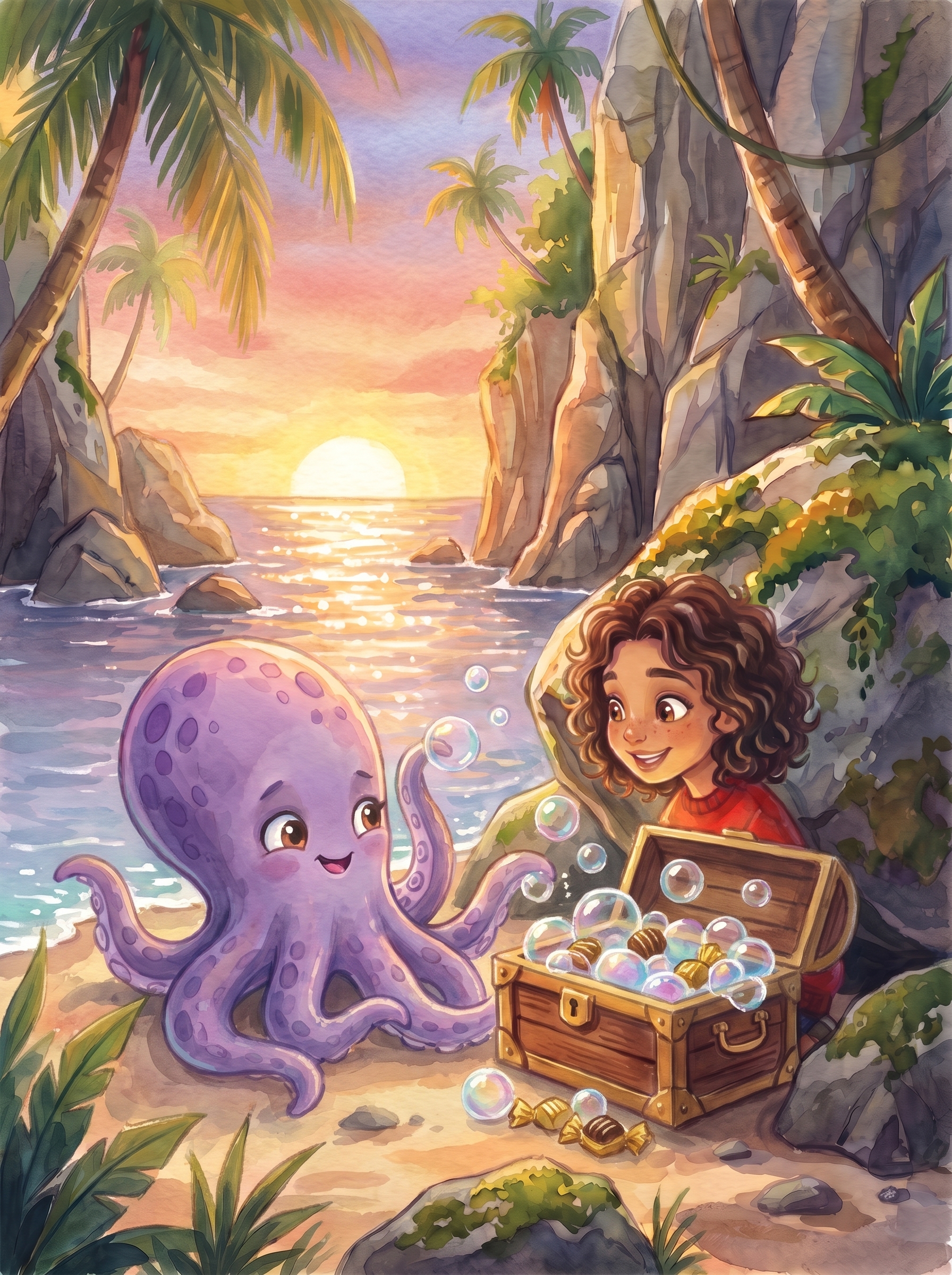 Extrait de "Lina et le secret de l'île aux pirates"